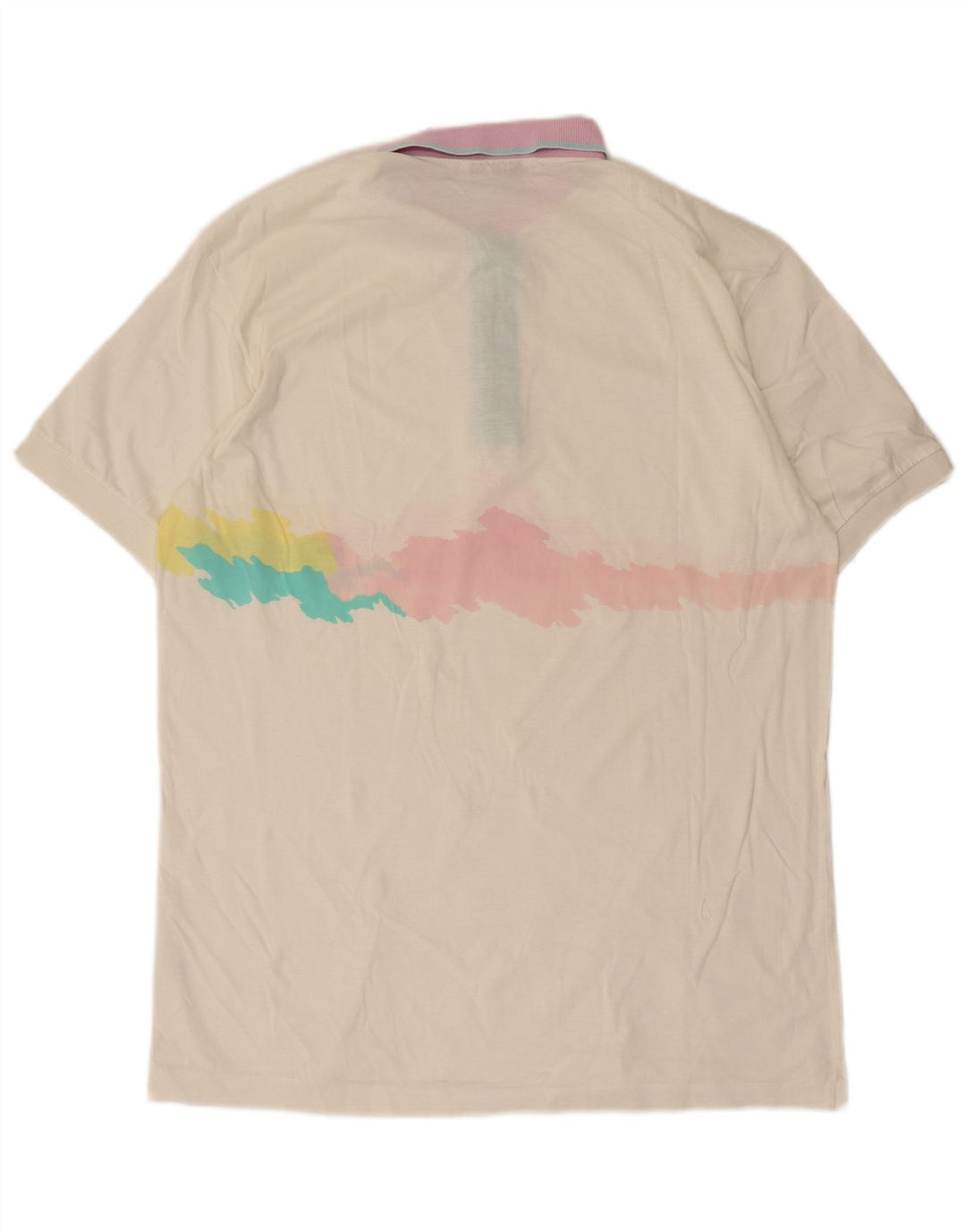 Męska koszulka polo Fila IT 54 XL White Tie Dye