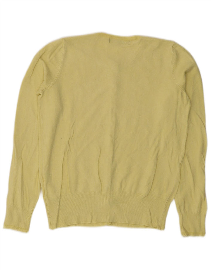 Sweter damski Marks & Spencer UK 8 Small, żółta wiskoza
