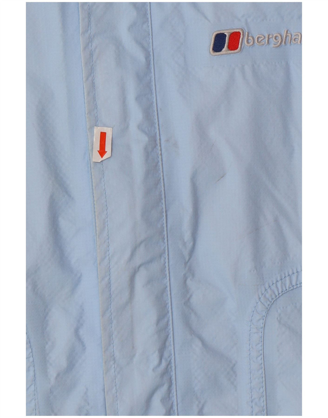 BERGHAUS Womens Oversized Rain Jacket UK 10 Small Blue Nylon