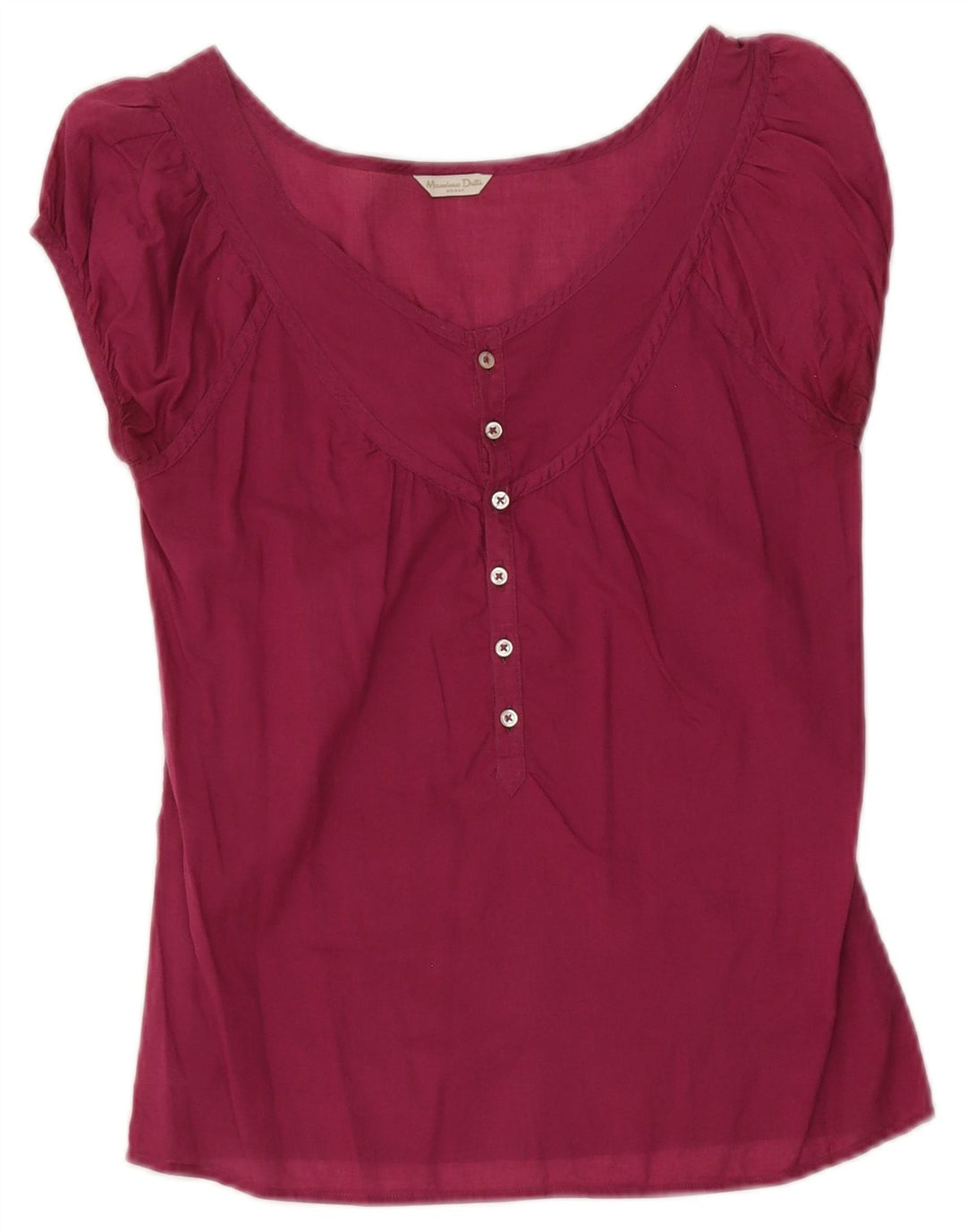 Bluzka damska Massimo Dutti Top EU 36 XS Bordowa