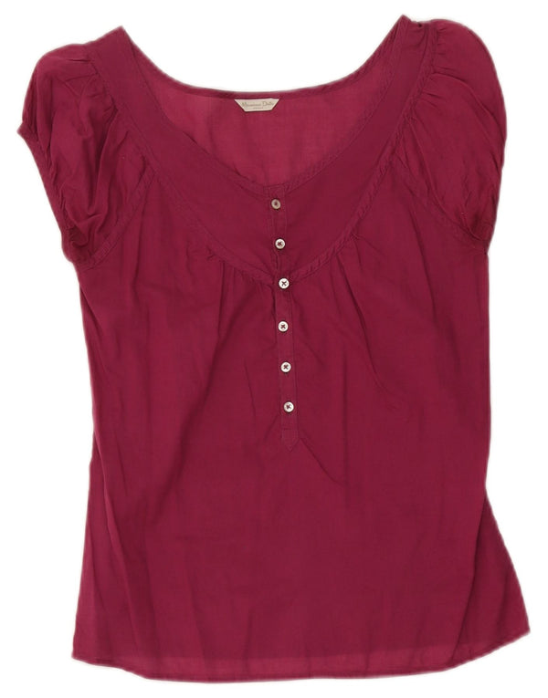 Bluzka damska Massimo Dutti Top EU 36 XS Bordowa