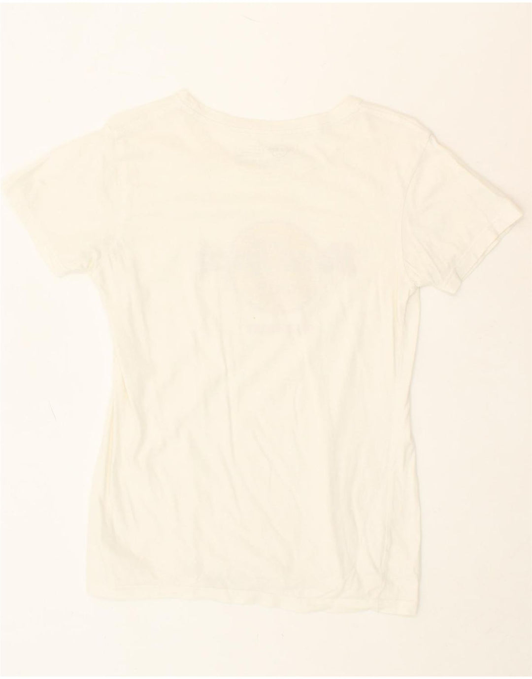 HARD ROCK CAFE Womens Budapest Graphic T-Shirt Top UK 12 Medium White Vintage Hard Rock Cafe and Second-Hand Hard Rock Cafe from Messina Hembry 