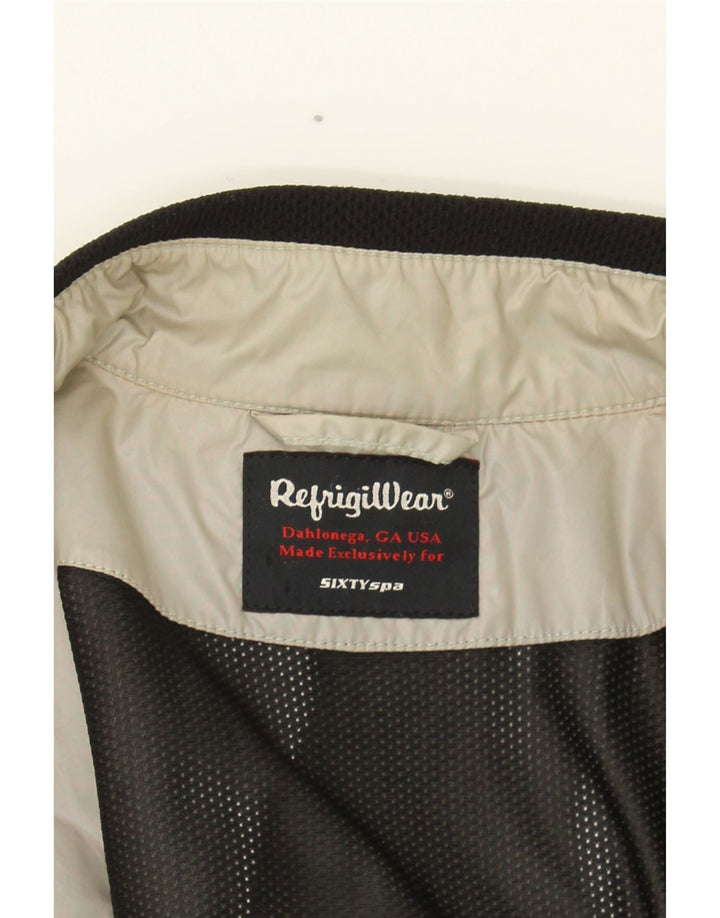REFRIGIWEAR Mens Gilet UK 36 Small Beige Polyester Vintage Refrigiwear and Second-Hand Refrigiwear from Messina Hembry 