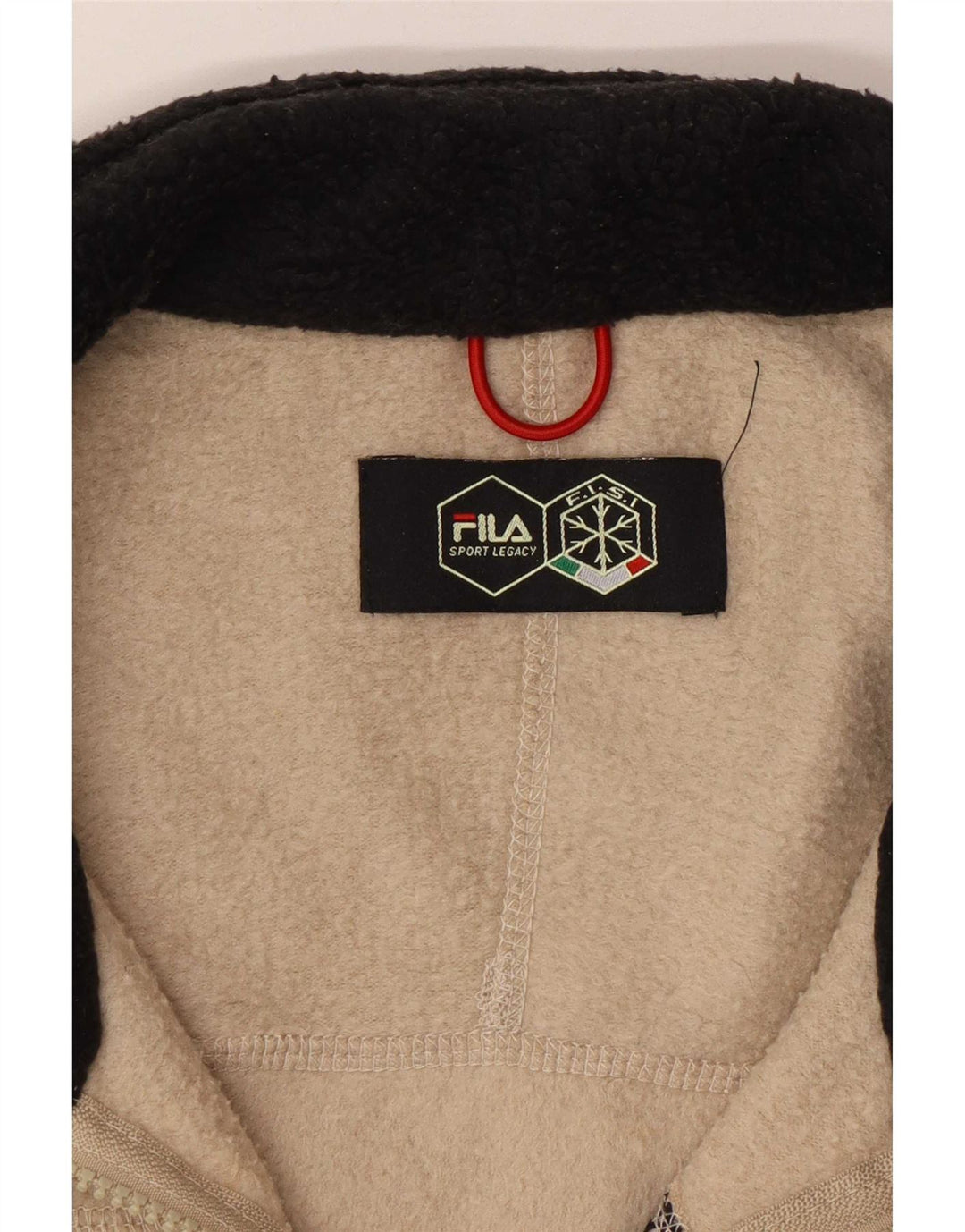 Męska kurtka polarowa Fila UK 44 2XL Beżowy poliester