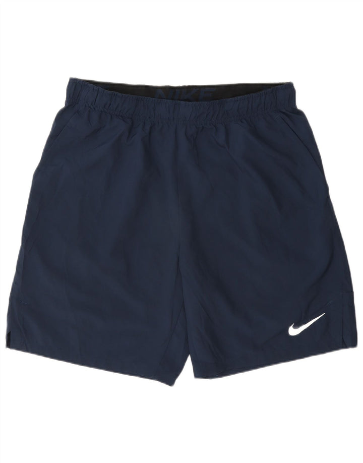 Męskie spodenki sportowe Nike Dri Fit Standard, duże, granatowe, z poliestru