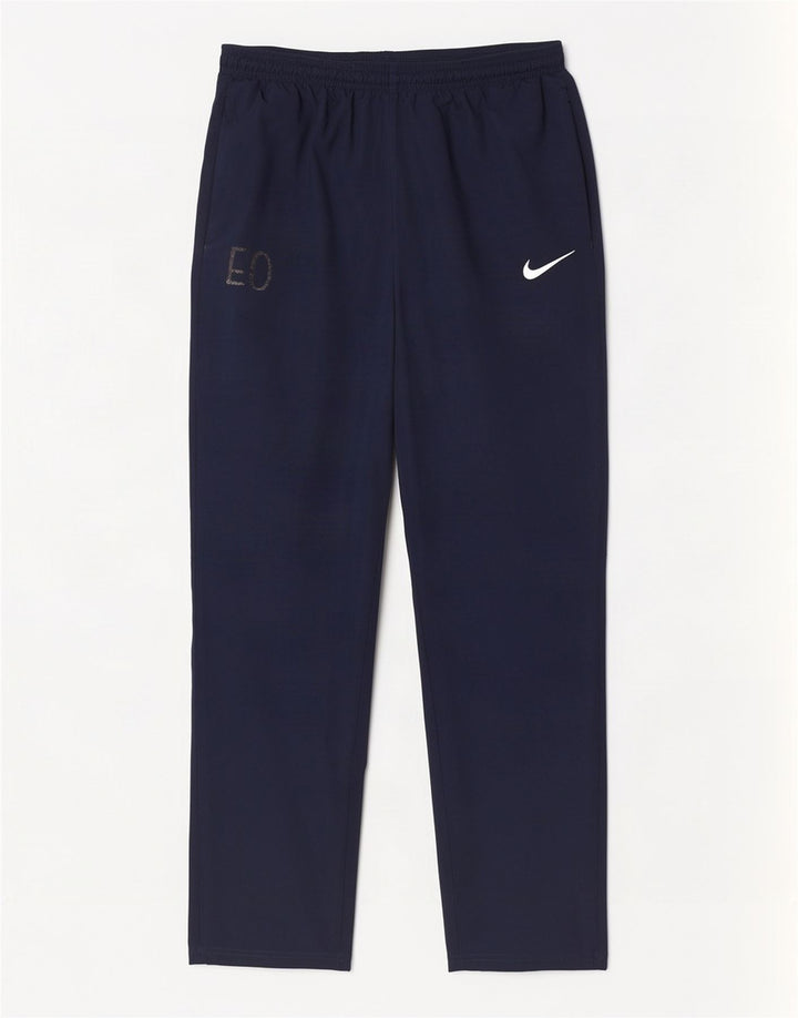 Męskie spodnie dresowe Nike Dri Fit, duże, granatowe, z poliestru