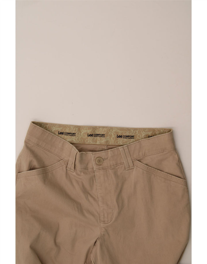 LEE Womens Straight Casual Trousers W30 L30 Beige Vintage Lee and Second-Hand Lee from Messina Hembry 