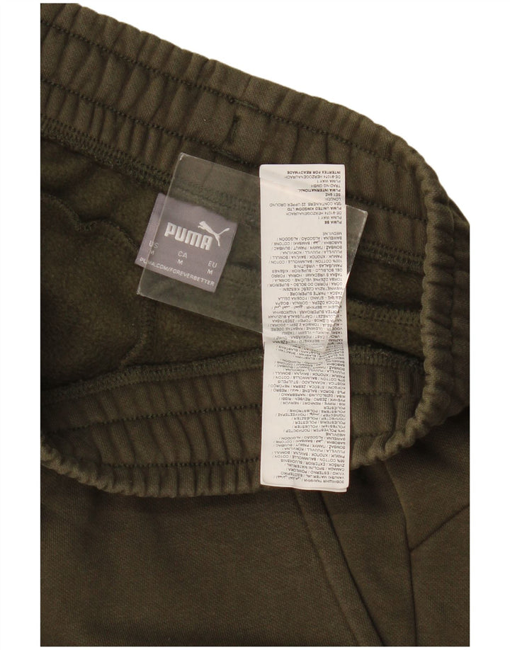 Męskie spodnie dresowe Puma Joggers, średnia bawełna khaki
