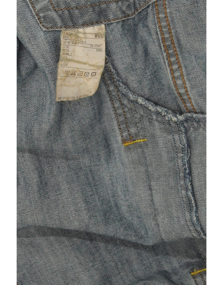 BENETTON Womens Denim Jacket UK 20 2XL Blue Cotton Vintage Benetton and Second-Hand Benetton from Messina Hembry 