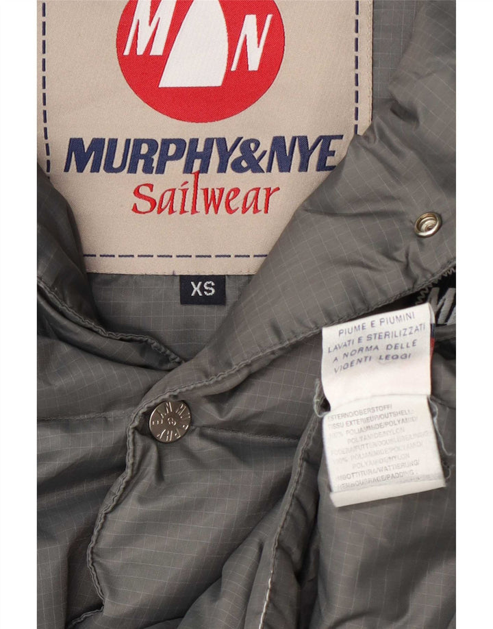 Męska wyściełana kamizelka Murphy & Nye UK 34 XS, szary poliamid