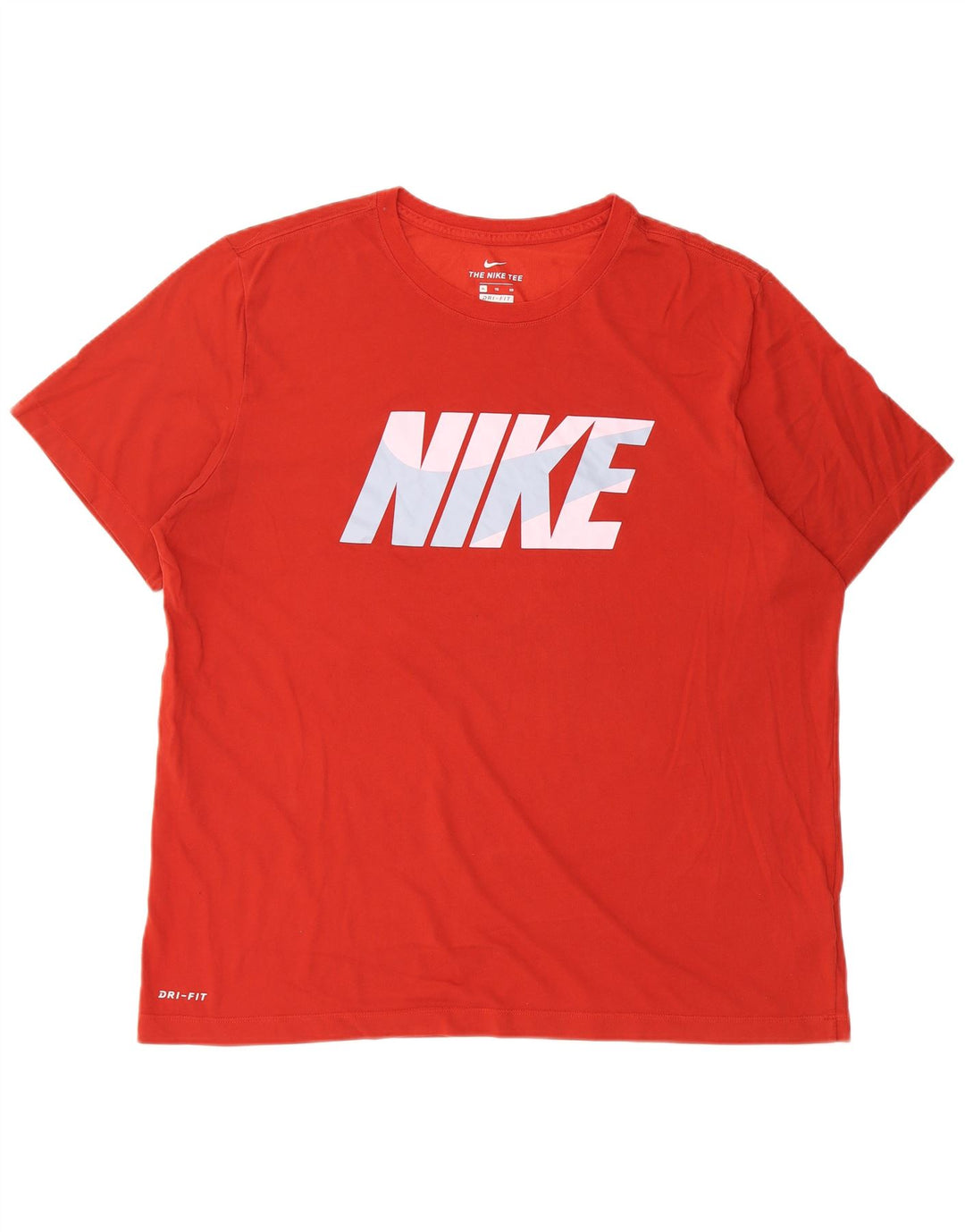 Męski T-shirt Nike Dri Fit Graphic Top XL, czerwony, bawełniany