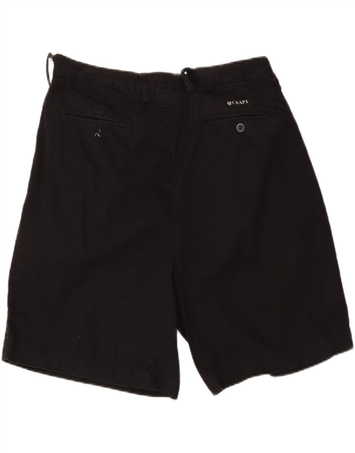 Męskie spodenki Chino Chaps W34, duże, czarne, bawełniane