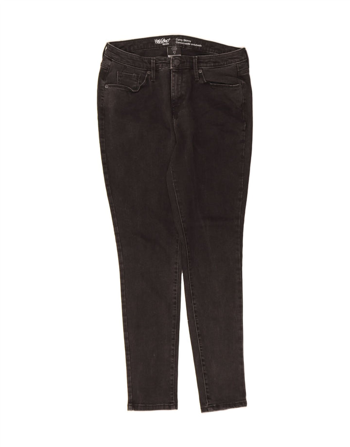 MOSSIMO Womens Power Stretch Curvy Skinny Jeans US 8 Medium W29 L28 Black Vintage Mossimo and Second-Hand Mossimo from Messina Hembry 