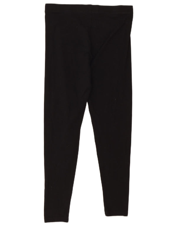 Legginsy damskie Marks & Spencer UK 12, średnie, czarne, bawełniane