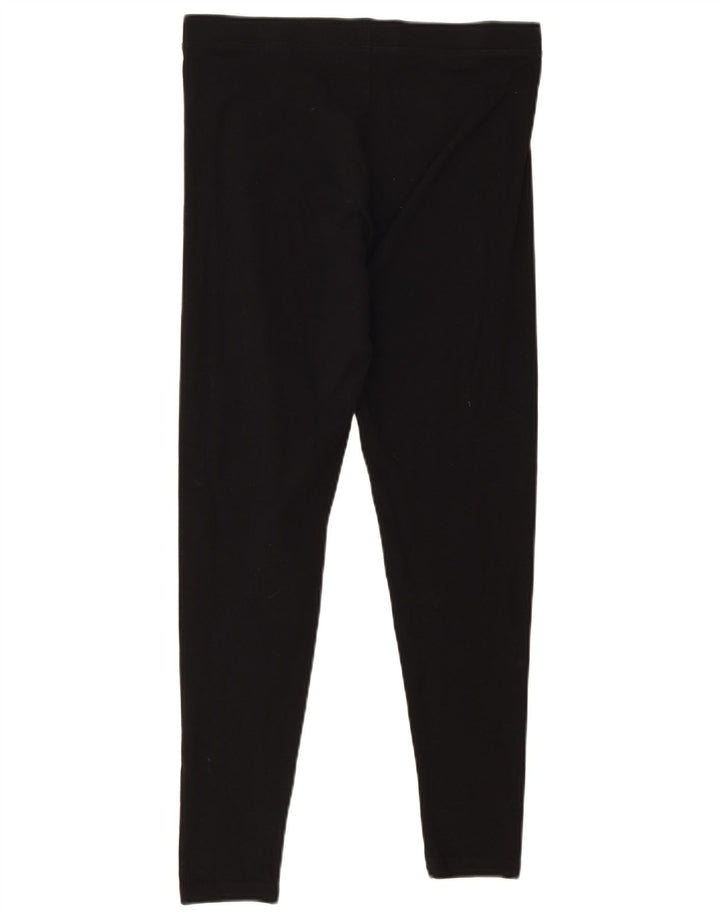 Legginsy damskie Marks & Spencer UK 12, średnie, czarne, bawełniane