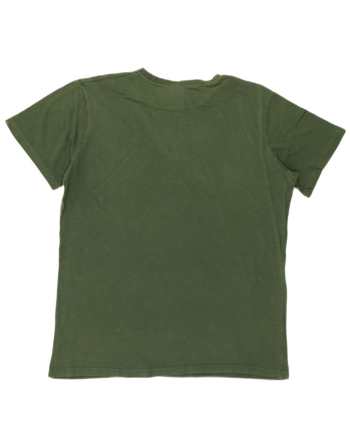 Męski T-shirt z grafiką Errea, duży, zielony