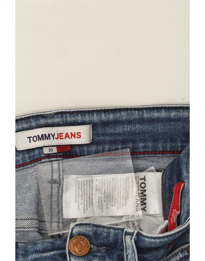 TOMMY HILFIGER Męskie jeansy Scanton Slim W30 L30 Niebieskie bawełniane