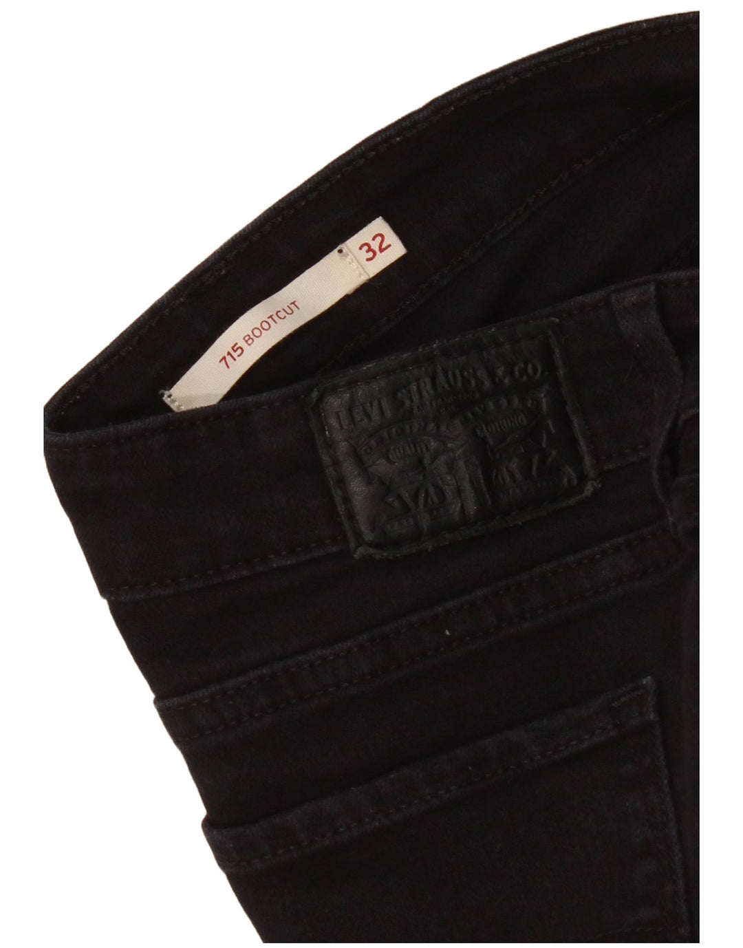 Damskie jeansy Levi's 715 Bootcut W32 L33 Czarne