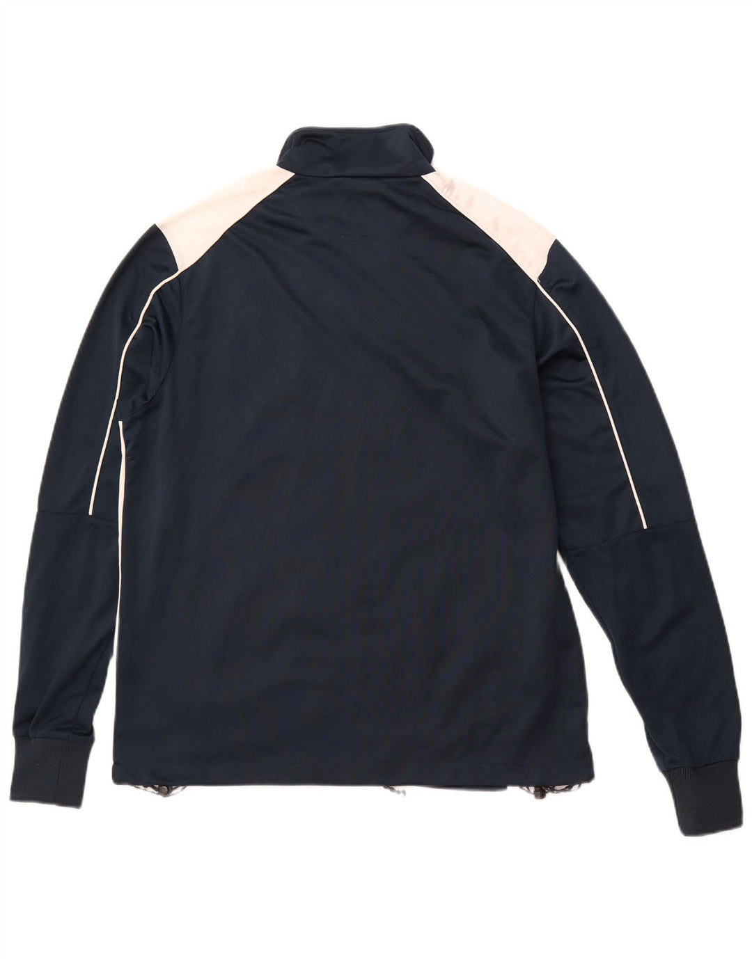 Męska kurtka dresowa BRUGI, średni granatowy, poliester z blokami kolorów