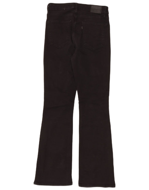 Damskie jeansy Bootcut z wysokim stanem LEVI'S W29 L30 Czarna bawełna