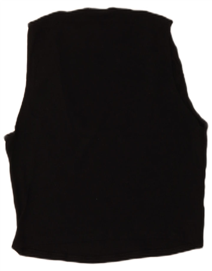 Top damski z kamizelką Zara UK 18 XL czarny