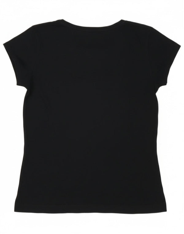 Damska koszulka z grafiką Lee Top UK 12, średnia, granatowa, bawełniana