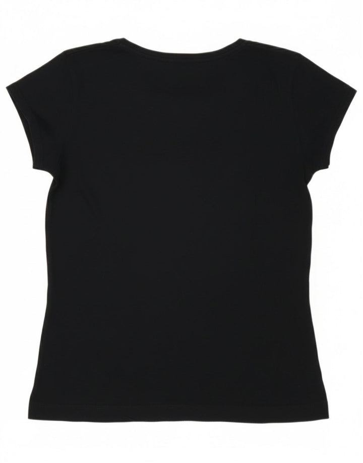 Damska koszulka z grafiką Lee Top UK 12, średnia, granatowa, bawełniana