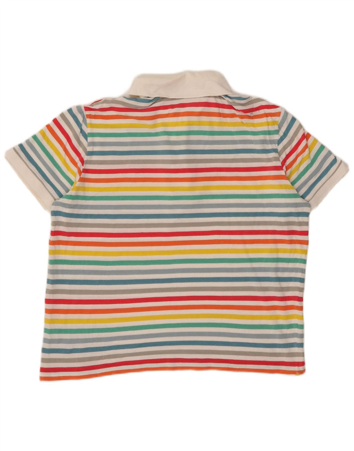 Męska koszulka polo Lacoste, rozmiar 6, XL, wielokolorowa, bawełniana w paski