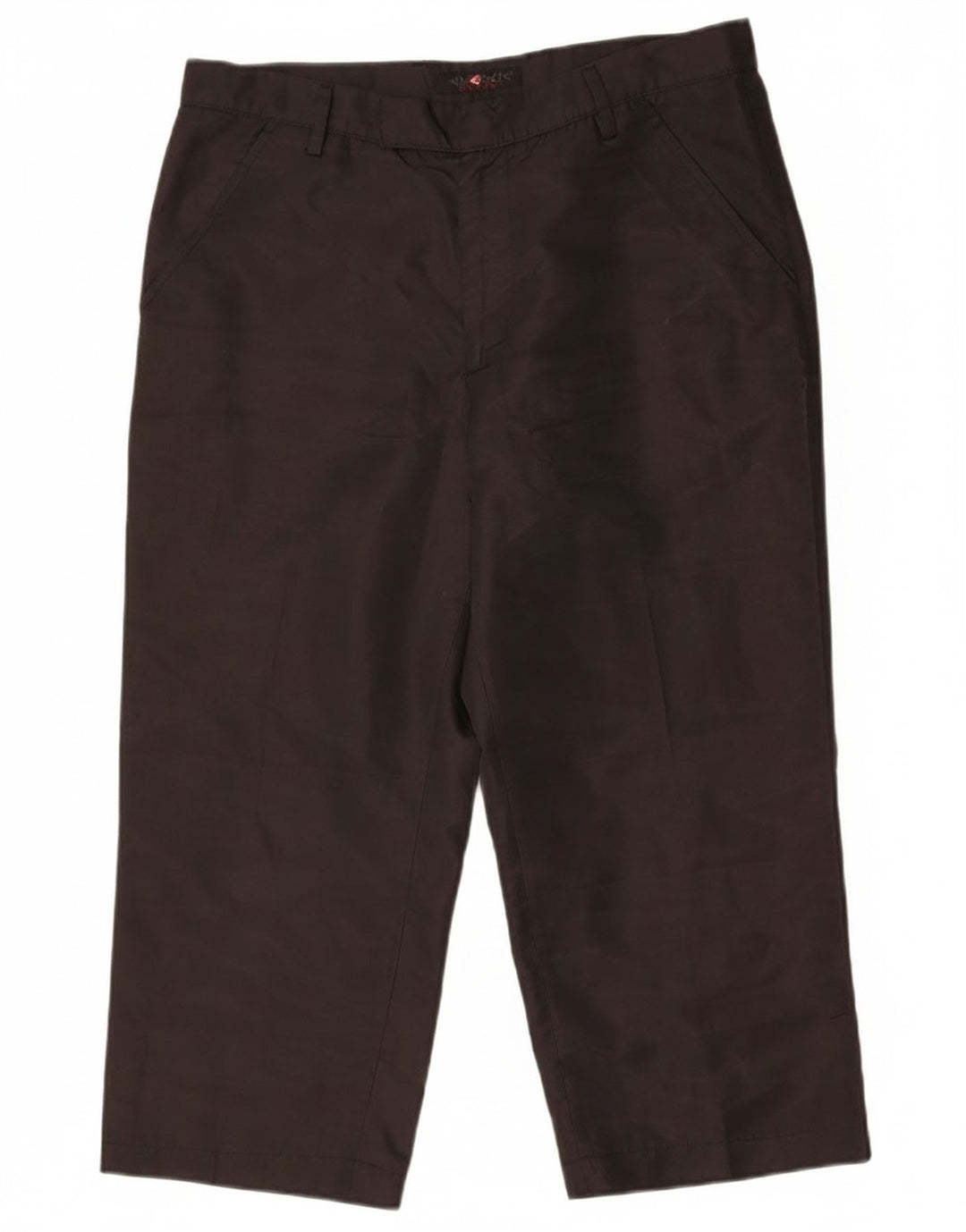 Damskie spodnie Capri Energie z wysokim stanem W33 L23 Czarny poliester