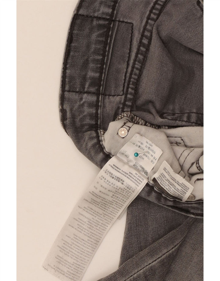 Męskie jeansy Levi's 511 Slim W33 L32 Szara bawełna