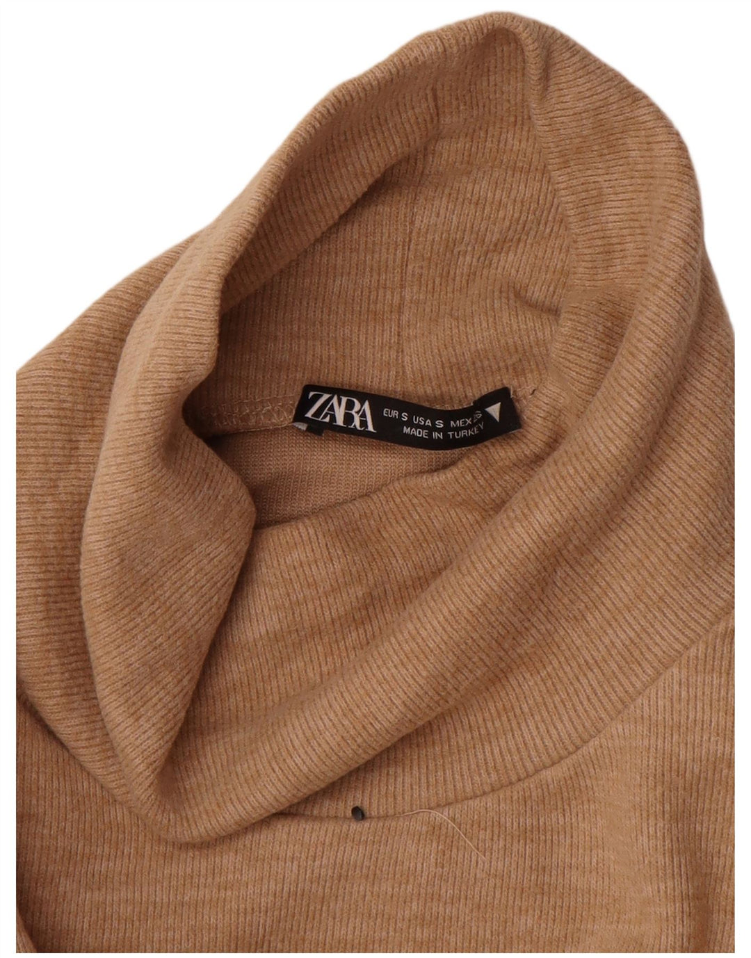Top damski z kamizelką Zara UK 8 Small, beżowy, bawełniany