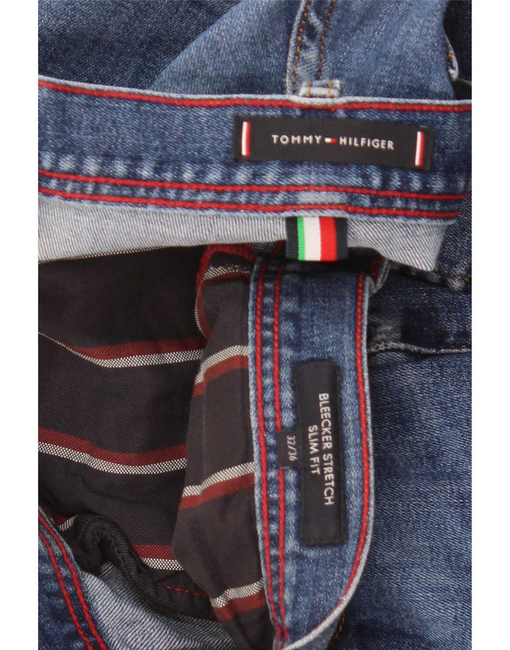 Męskie jeansy Tommy Hilfiger Bleecker Slim W32 L36 Niebieskie