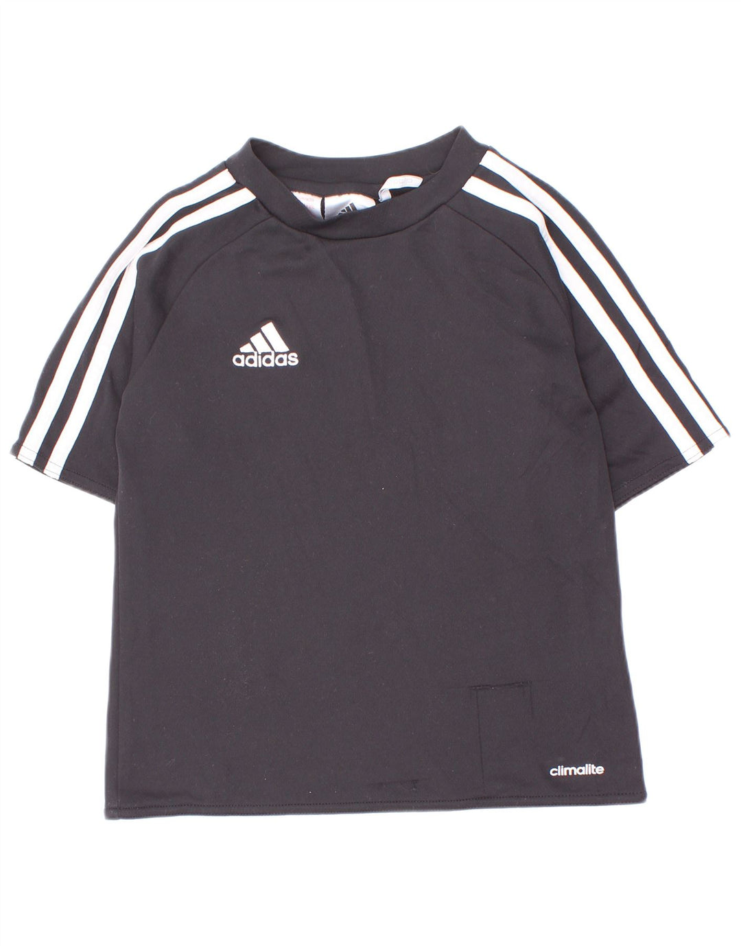 Chłopięca koszulka Adidas Climalite Top 7-8 lat Czarny poliester