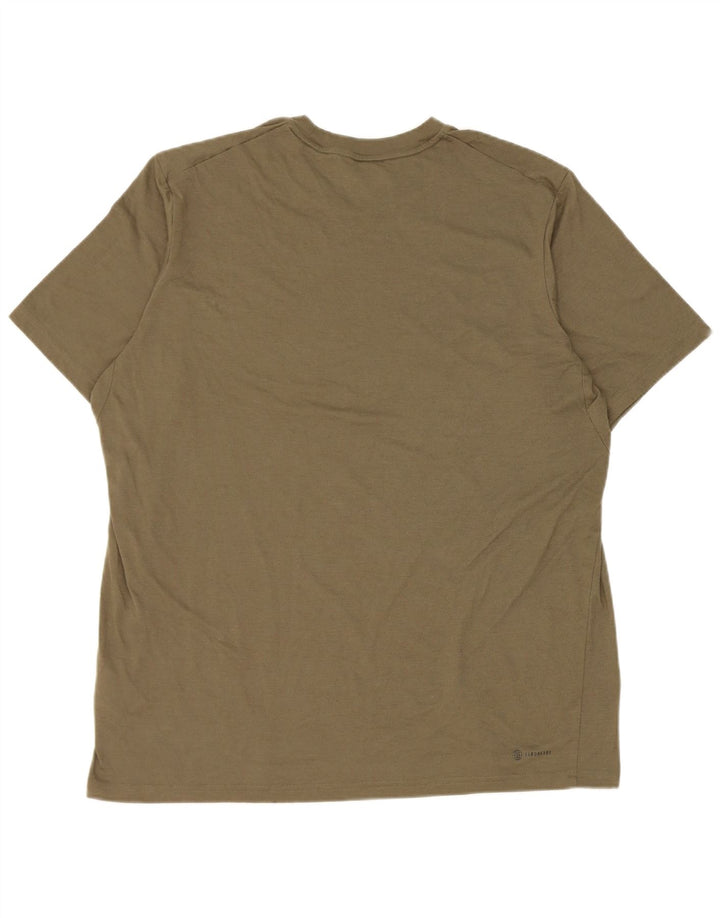 Męska koszulka Adidas Aeroready Top XL Khaki Poliester