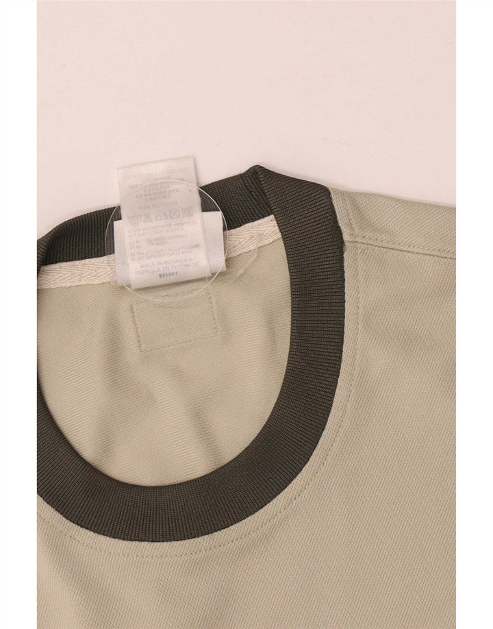 Adidas Męska koszulka Top Medium Beige Colourblock Poliester