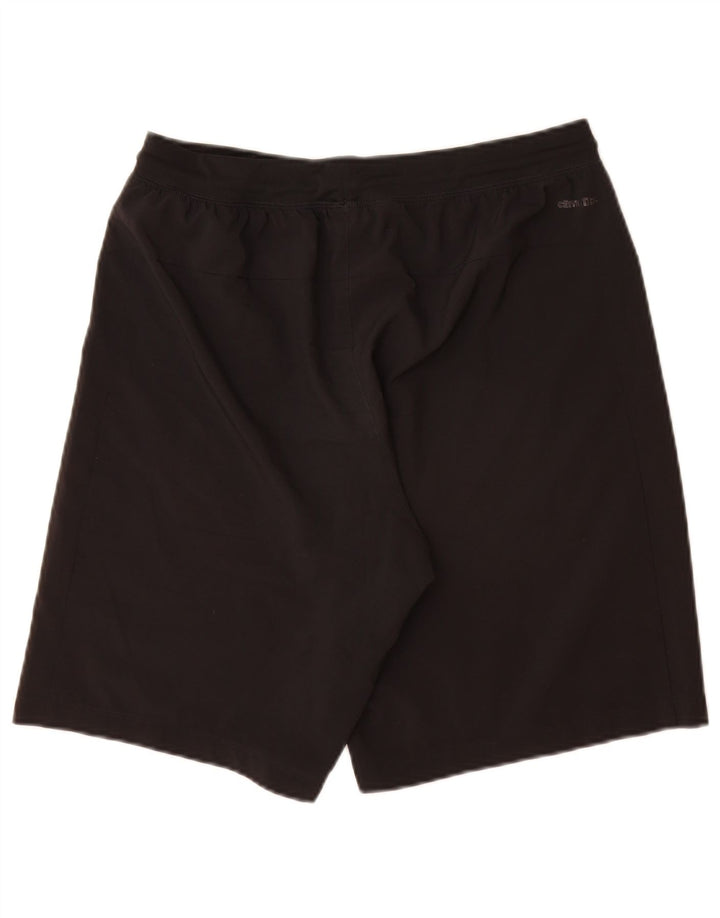 Męskie spodenki sportowe Adidas Climalite, średni czarny poliester