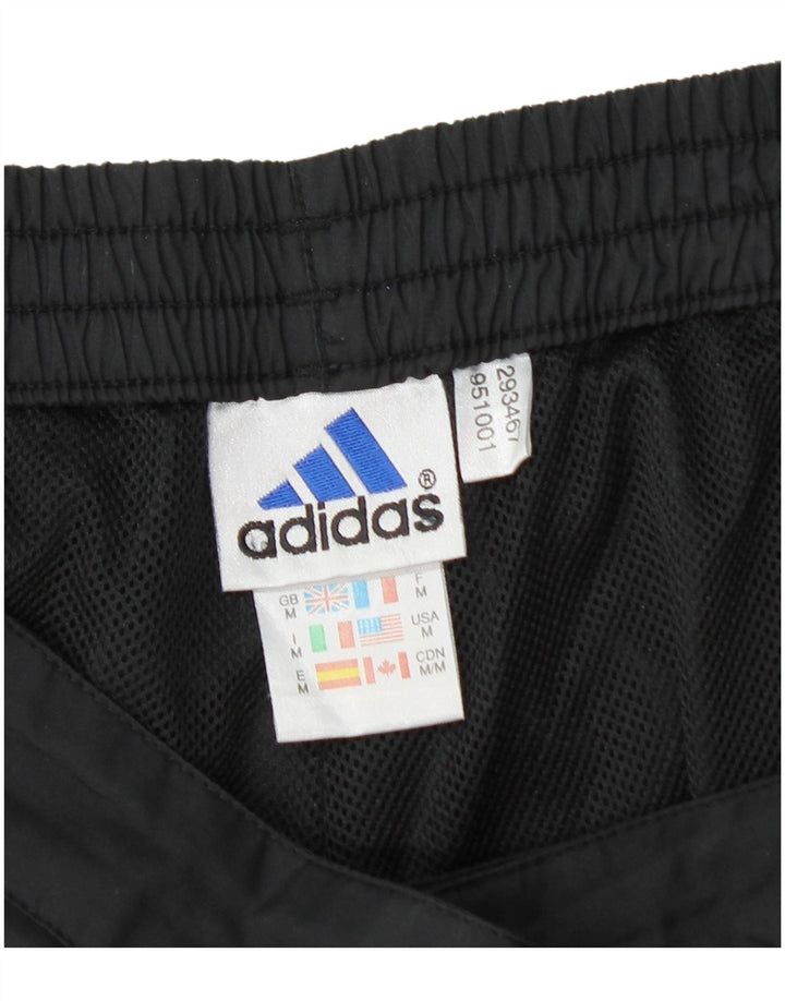 Męskie proste spodnie chino Adidas, średni czarny poliester