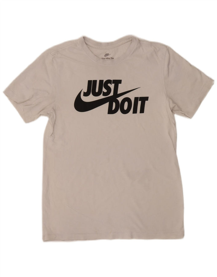 Męski T-shirt Nike z grafiką, mały, biały
