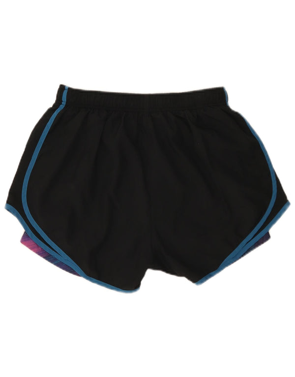 Damskie spodenki sportowe Nike Dri Fit UK 14, duże, czarne, poliestrowe
