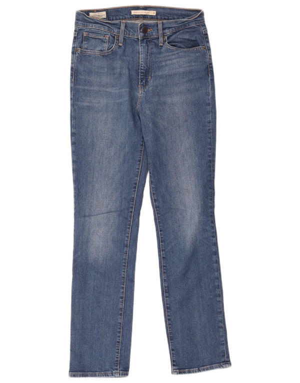 Damskie dżinsy Levi's 724 z wysokim stanem W29 L30 Niebieska bawełna