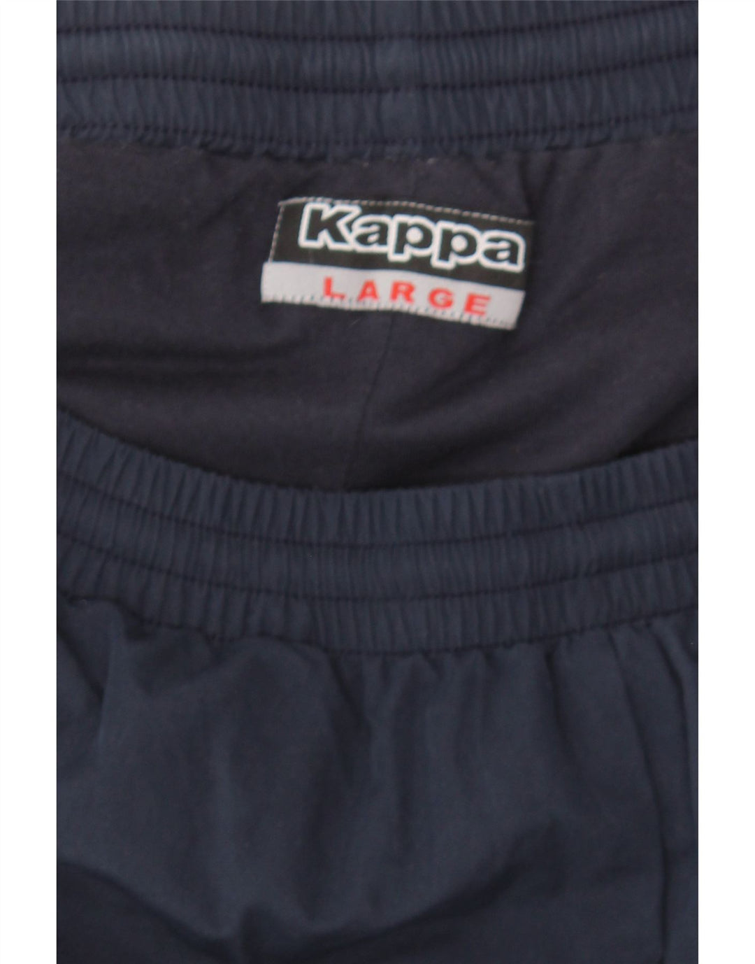 KAPPA Mens Tracksuit Trousers Joggers Large Navy Blue Polyester Vintage Kappa and Second-Hand Kappa from Messina Hembry 