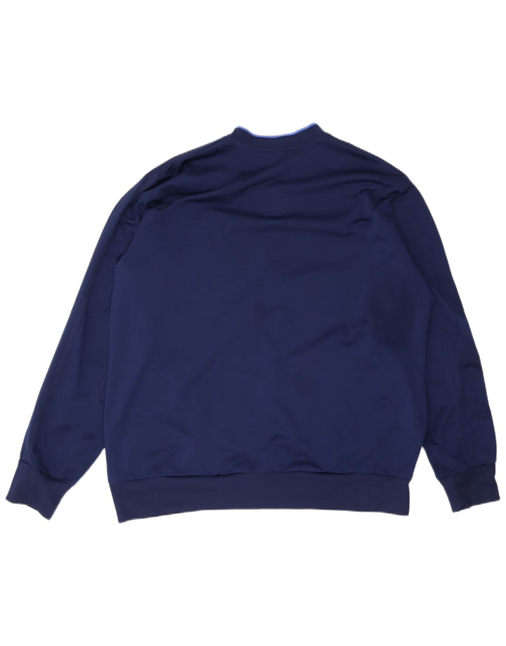 Adidas Męska bluza dresowa Top 2XL Granatowy poliester