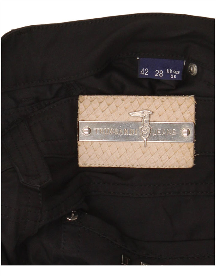 Wąskie spodnie damskie TRUSSARDI IT 42 Medium W26 L30 Czarne