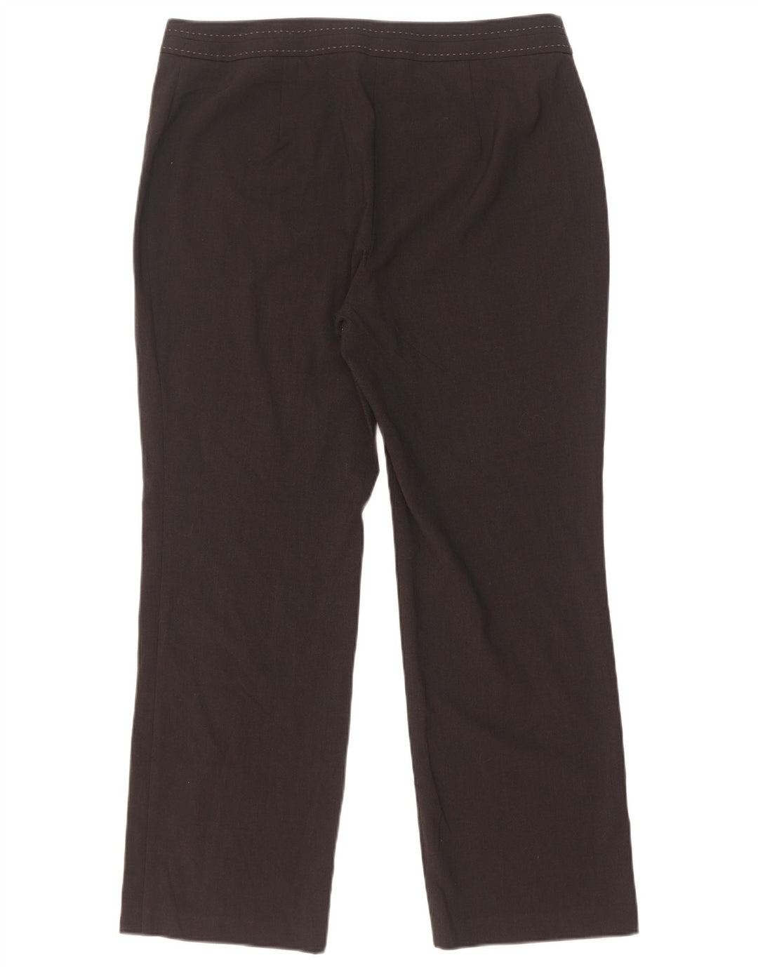 Marks & Spencer Damskie proste spodnie codzienne W34 L29 Szary poliester