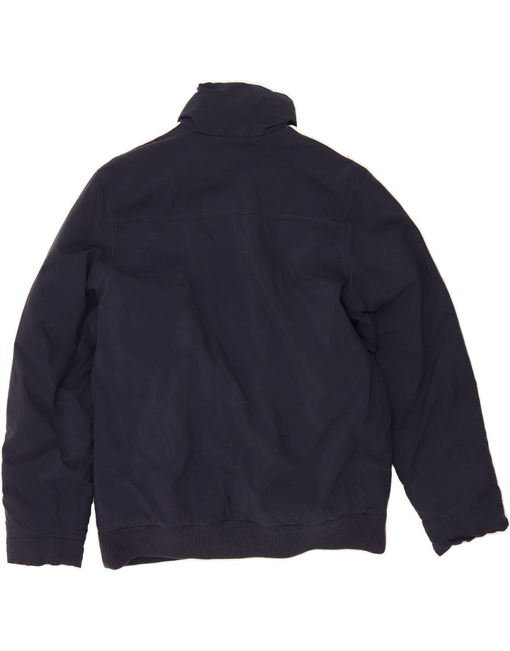 ADIDAS Boys Padded Jacket 13-14 Years Navy Blue Polyester Vintage Adidas and Second-Hand Adidas from Messina Hembry 