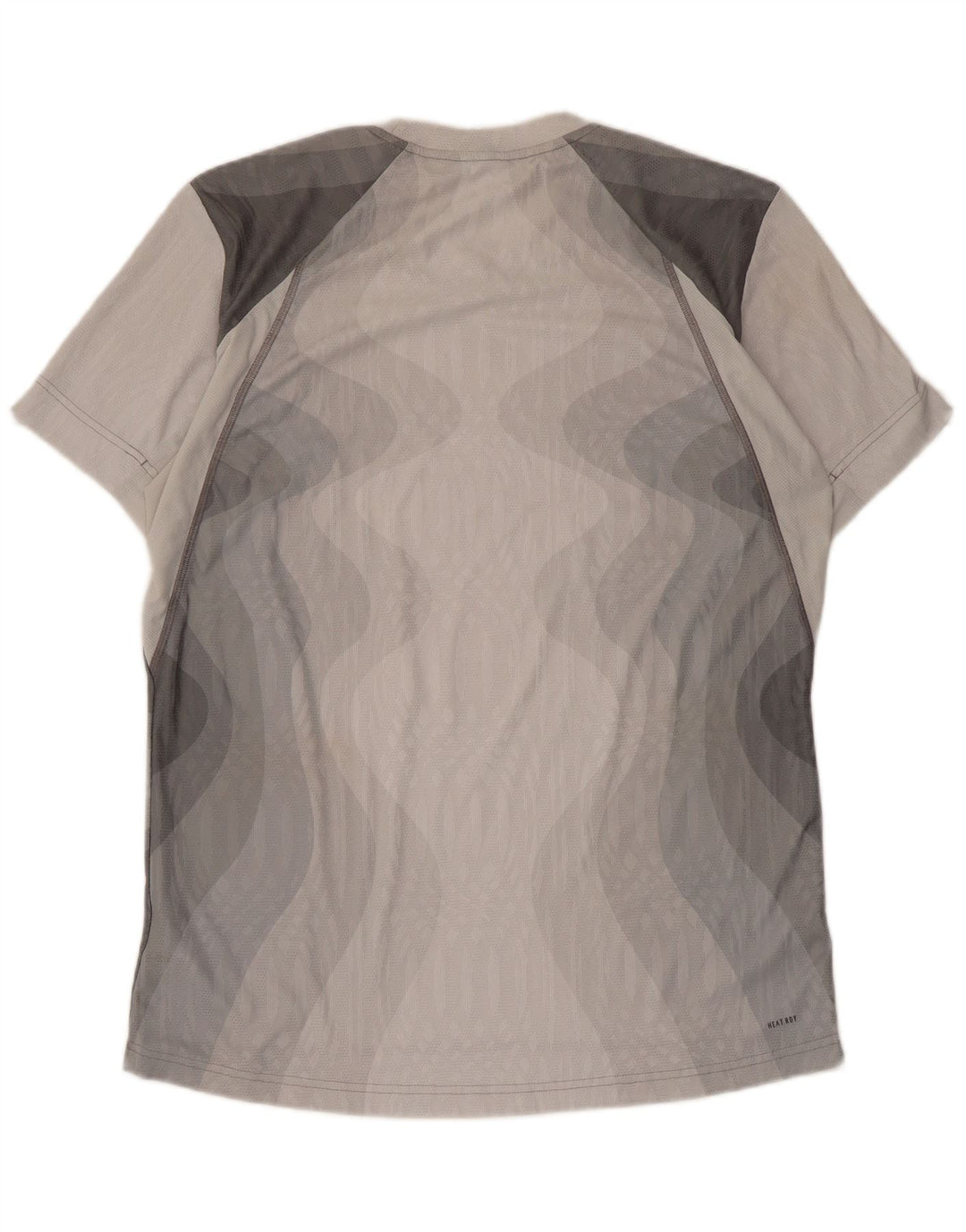 Adidas Męski T-shirt Top Duży Szary Tie Dye Poliester