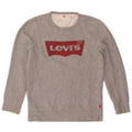 Damska bluza Levi's z grafiką, UK 6 XS, szara bawełna