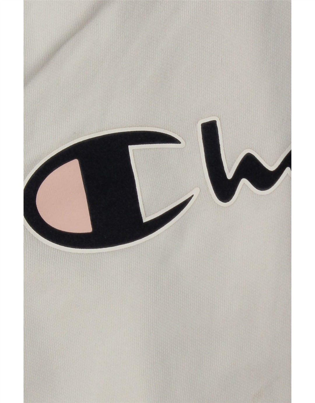 Damska bluza z kapturem Champion Graphic UK 14 Średnia biała bawełna