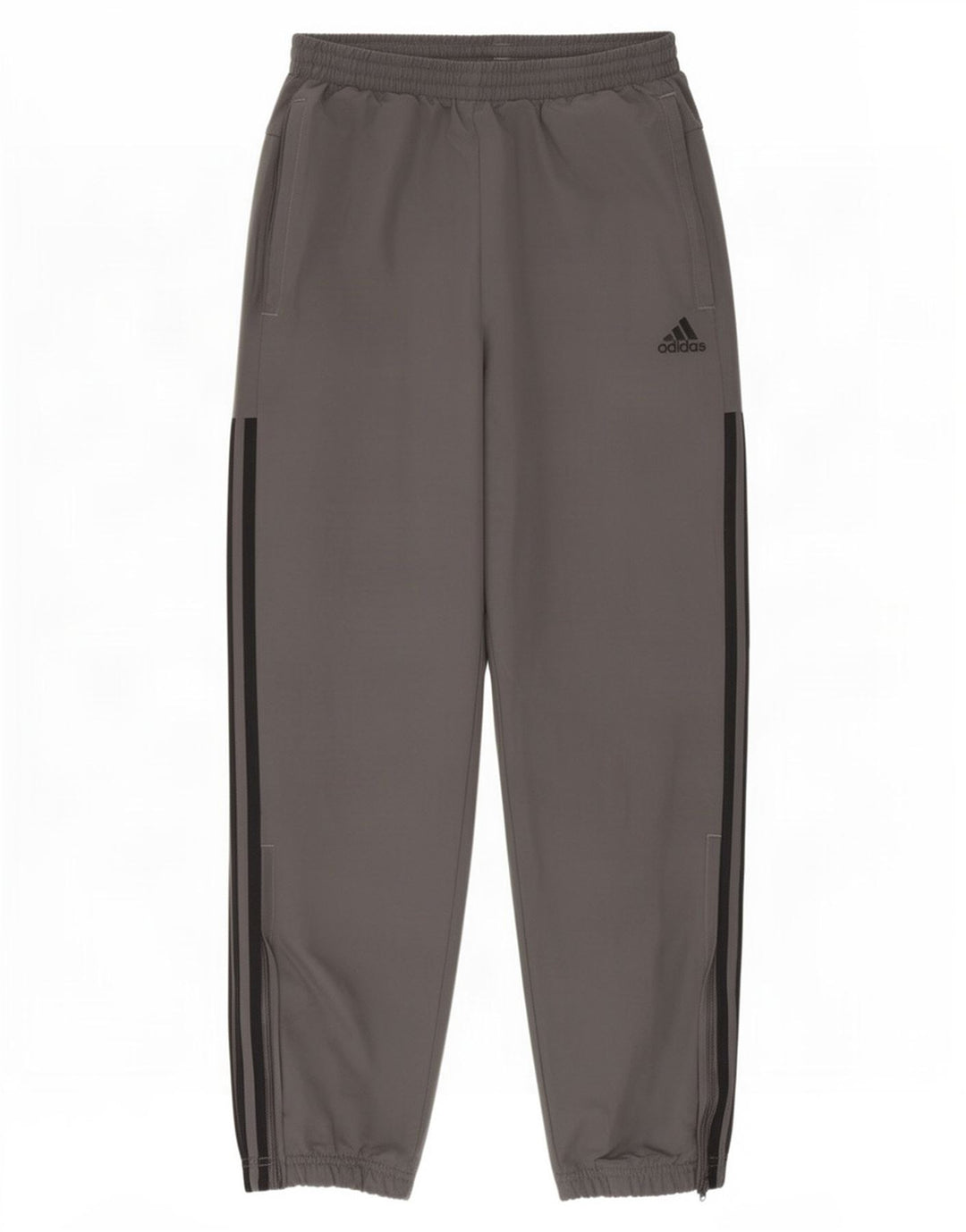 Adidas Męskie spodnie dresowe Joggery Średni szary poliester
