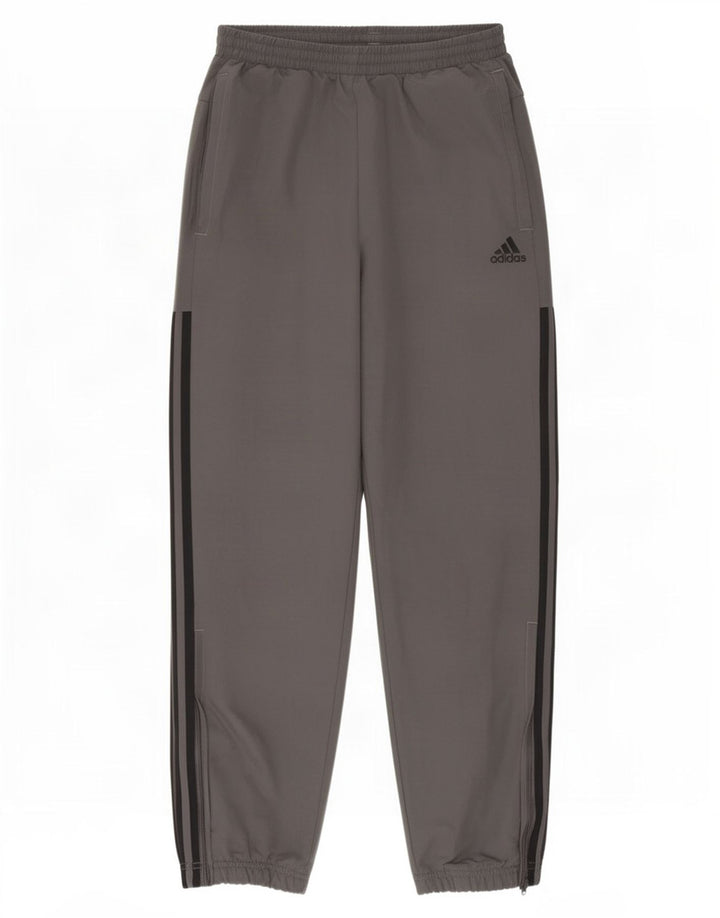 Adidas Męskie spodnie dresowe Joggery Średni szary poliester